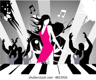 Vector Music Illustration Stock Vector (Royalty Free) 8813926 ...