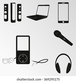 Vector music illustrations