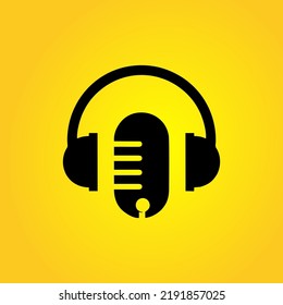vector music logo suitable for content creator