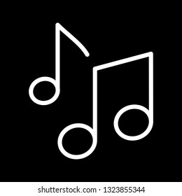 Vector Music Notes Icon
