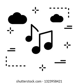 Vector Music Notes Icon
