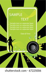 vector music poster eps8