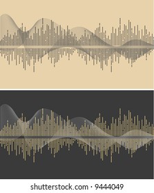 vector music wave- vector