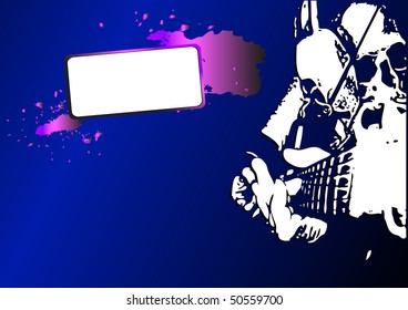 Vector Musical Event Background. Clip-art