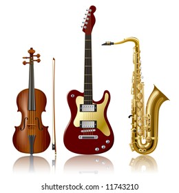 Vector musical Instruments