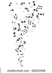 vector musical notes 