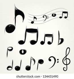 Music Notes Sketch Images Stock Photos Vectors Shutterstock