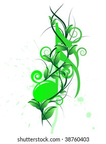 Vector musical notes staff background for design use