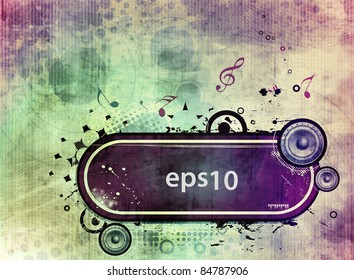 Music theme background Royalty Free Stock SVG Vector