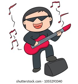 vector of musician