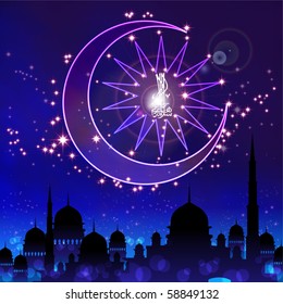 Vector Muslim Celebratory Elements