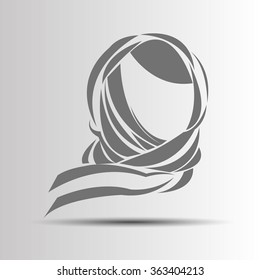 vector muslim islam islamic arab arabian veil