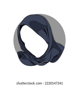 vector muslim women's hijab section