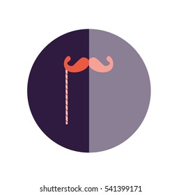 Vector mustache icon