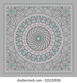 Vector mystery pastel pattern. Modern stylish texture. Contemporary graphic design.