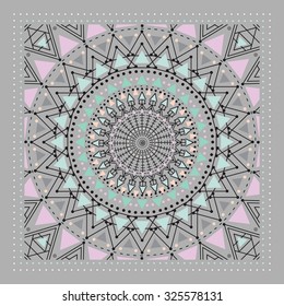 Vector mystery pastel pattern. Modern stylish texture. Contemporary graphic design.