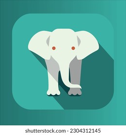Vector of n elephant on a background