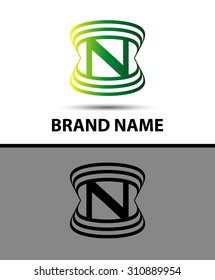 Vector N logo icons
