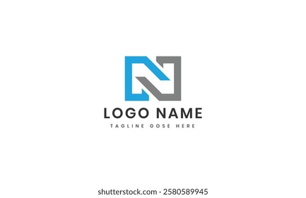 Vector n Logo template design
