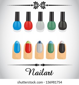 Vector - nail polish