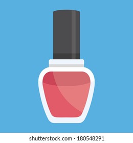 Vector Nail Polish Icon