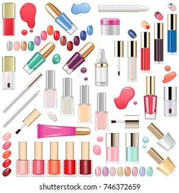 Vector Nails Makeup Cosmetics