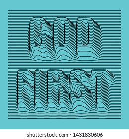 vector name of God Yahweh in hebrew alphabet 