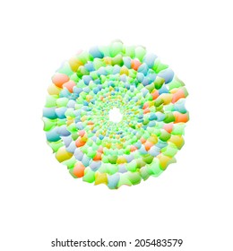 Vector nano texture color web