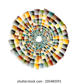 Vector nano texture color web