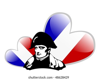 the vector Napoleon Bonaparte head