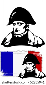 the vector Napoleon Bonaparte head