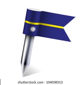 Vector NARI flag isolated on white. Eps10