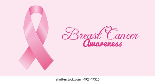 vector National Breast Cancer Awareness Month