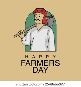 vector national farmers day background template