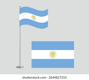 Vector National Flag of Argentina