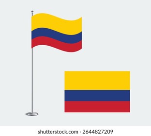 Bandeira Nacional Vetorial da Colômbia