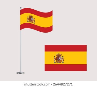 Vector National Flag of Spain