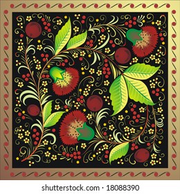 Vector. National pattern of Russia