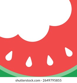 Vector Día Nacional de la Sandía Evento Celebración Diseño