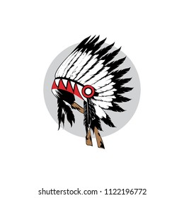 vector of the native Americans