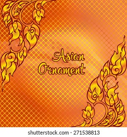 Vector Native Thai Ornament. 
