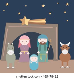 Vector Nativity illustration
