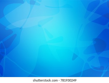 Vector natural abstract background. Colorful abstract illustration with lines drawn by child in Asian style. The template can be used as a background for cell phones.