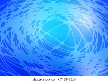 Vector natural abstract background. Decorative shining childish illustration with doodles on abstract template. The template can be used as a background for cell phones.