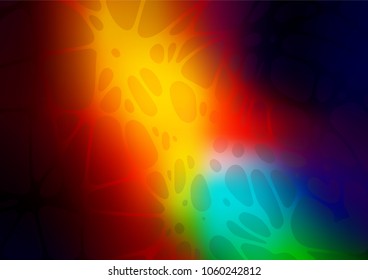 Vector natural abstract background. Doodles created by child on blurred abstract background with gradient. The pattern can be used for coloring books and pages for kids.