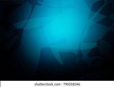 Vector natural abstract background. Doodles created by child on blurred abstract background with gradient. The best blurred design for your business.