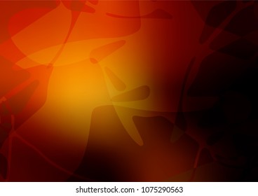 Vector natural abstract design. Colorful illustration in abstract style with doodles created by child. The elegant pattern can be used as a part of a brand book.