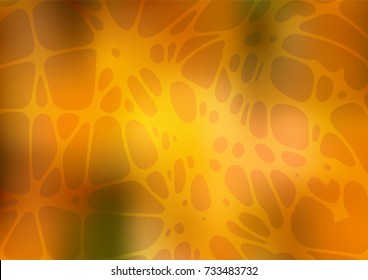 Vector natural abstract design. Colorful abstract illustration with lines drawn by child in Asian style. A new texture for your design.