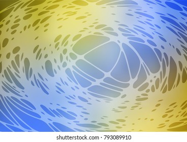 Vector natural abstract design. Colorful abstract illustration with lines drawn by child in Asian style. A completely new design for your business.