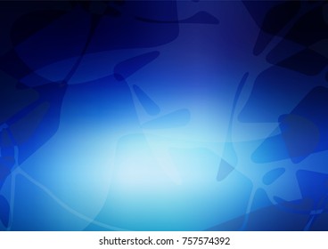Vector natural abstract design. Creative illustration in blurred style with doodles made by child. A new texture for your design.